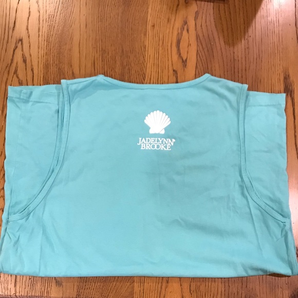 Jadelynn Brooke Teal tank top - Picture 2 of 2